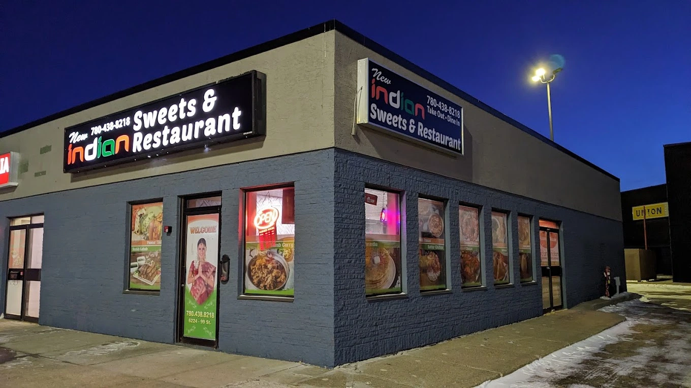 New Indian Sweets & Restaurant Argyll Plaza - Best Indian restaurant in Edmonton, AB